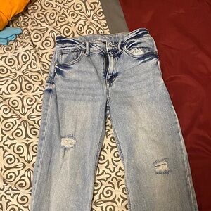 Art Class Light Blue Distressed Boyfriend Jeans